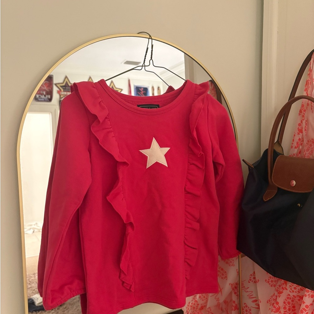 Duffield Lane Kids Pink Star Sweater